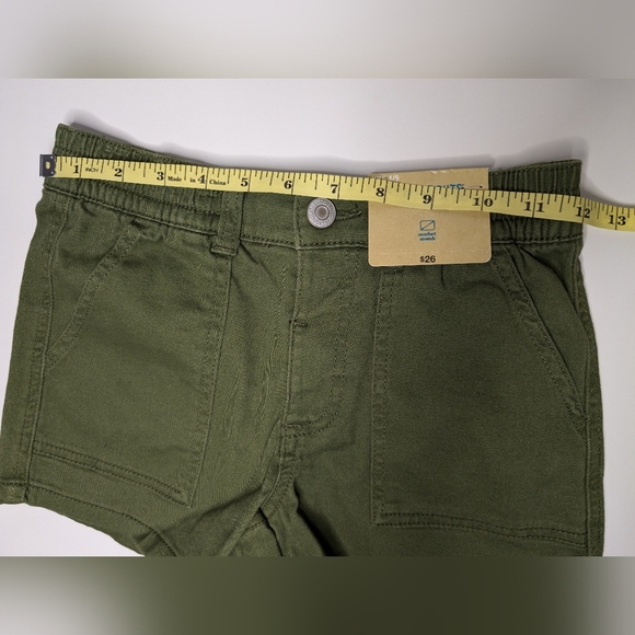 NWT Thereabouts Girls XXS (4/5) Twill Short Cypress Green 'Comfort Stretch' - Picture 8 of 11
